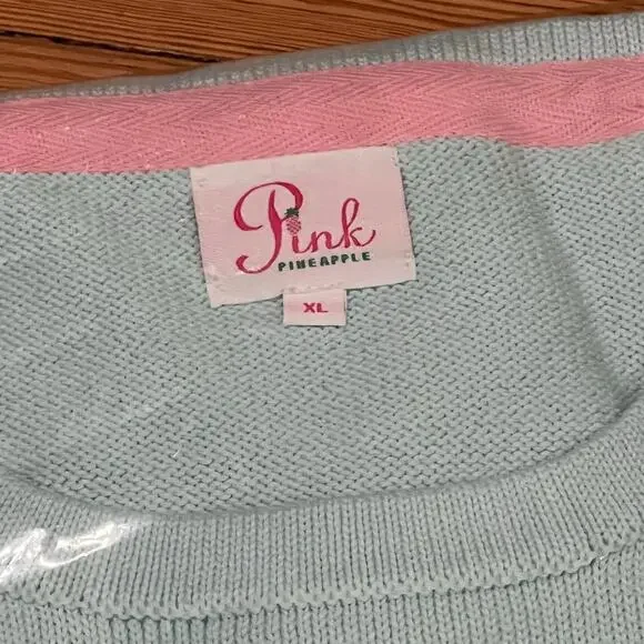 Pink Pineapple Golf Sweater XL - Picture 4 of 5
